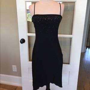 Black dress M spaghetti strap stretchy